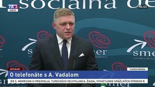 TB R. Fica o údajnom telefonáte s Vadalom