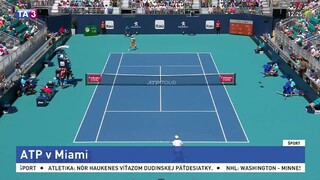 Tenista Hukáč zažil úspešný vstup na obľúbený turnaj ATP v Maiami