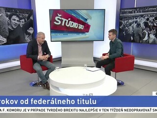 ŠTÚDIO TA3: M. Bezák o 40. výročí federálneho titulu Slovanu