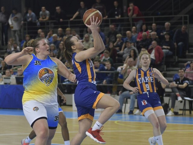 Domáce basketbalistky dominovali, Čajky zdolali Košice