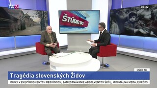 ŠTÚDIO TA3: P. Mešťan o tragédii slovenských Židov