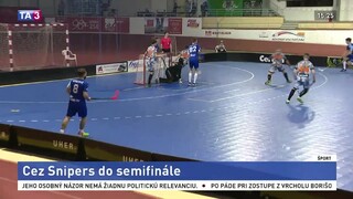 Florbalisti Záhorskej Bystrice postúpili cez Snipers do semifinále