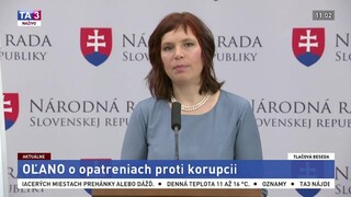 TB hnutia OĽaNO o opatreniach proti korupcii