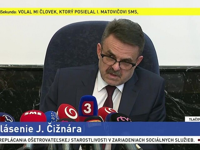 TB J. Čižnára o kauze SMS a budúcnosti P. Šufliarskeho