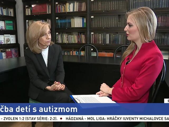 ŠTÚDIO TA3: Lekárka D. Ostatníková o výučbe detí s autizmom
