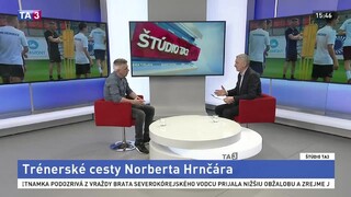 ŠTÚDIO TA3: N. Hrnčár o trénerských cestách