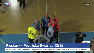 Zápas medzi Piešťanmi a Považskou Bystricou prerušili, vypadol prúd