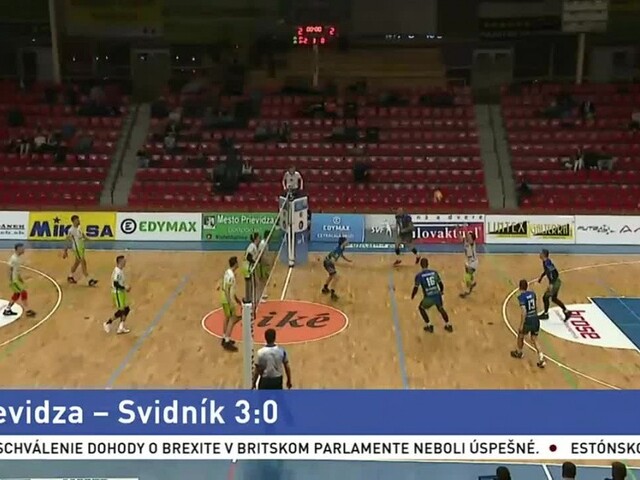 Volejbalisti z Prievidze sú opäť vo finále, využili prvý mečbal