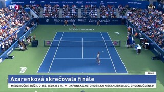 Azarenková skrečovala finále, s trofejou odišla Muguruzová
