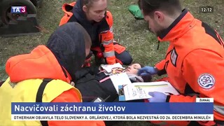 Záchranári absolvovali cvičenie, simulovali vážnu nehodu