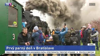 V Bratislave mali Prvý parný deň, vypravili historické vlaky