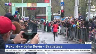 72. ročník behu medzi Devínom a Bratislavou priniesol viaceré rekordy