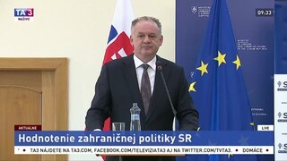Prejav A. Kisku o zahraničnej a bezpečnostnej politike Slovenska