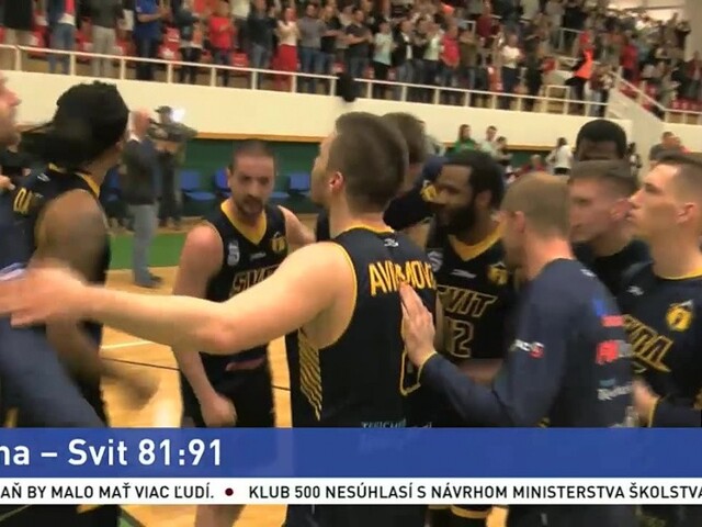 Basketbalisti Svitu zdolali Žilinu, idú do semifinále play off