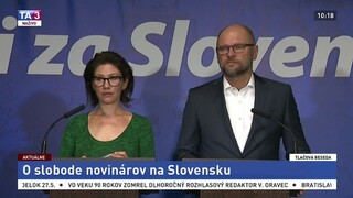 TB R. Sulíka a L. Nicholsonovej o slobode novinárov na Slovensku