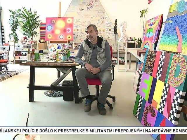Portrét maliara Daniela Bidelnicu