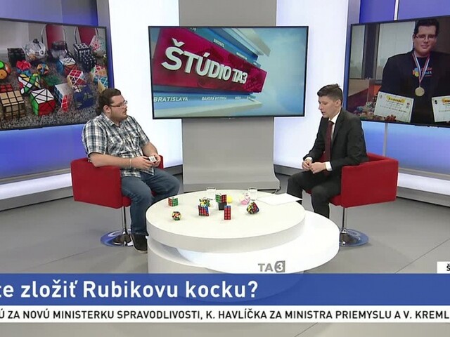 ŠTÚDIO TA3: študent L. Both o skladaní Rubikovej kocky