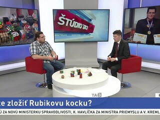 ŠTÚDIO TA3: študent L. Both o skladaní Rubikovej kocky