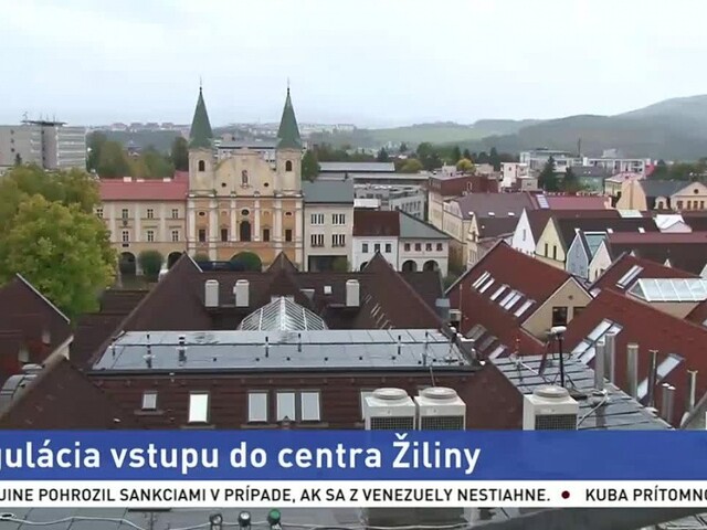 Žilina reguluje vstup do centra mesta. Podnikatelia nesúhlasia
