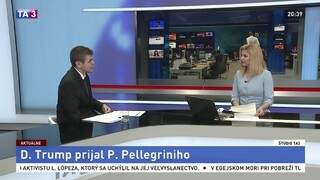 ŠTÚDIO TA3: M. Kušnier o stretnutí Pellegriniho s Trumpom