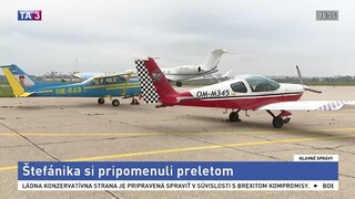 Piloti si pripomenuli posledný let Štefánika, štartovali z Talianska