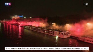 Slovan oslavoval storočnicu, fanúšikovia pripravili vizuálnu šou