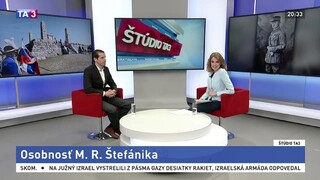 ŠTÚDIO TA3: Osobnosť M. R. Štefánika očami historika M. Kšiňana