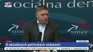 TB poslanca R. Fica o aktuálnych politických otázkach