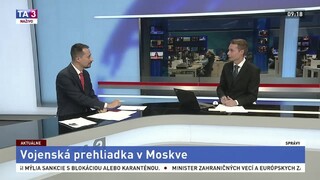 ŠTÚDIO TA3: V. Lichvár o vojenskej prehliadke v Rusku