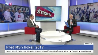 ŠTÚDIO TA3: Ľ. Pokovič o majstrovstvách sveta v hokeji