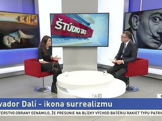 ŠTÚDIO TA3: Historička L. Ramljakovou o výročí narodenia Salvadora Dalího