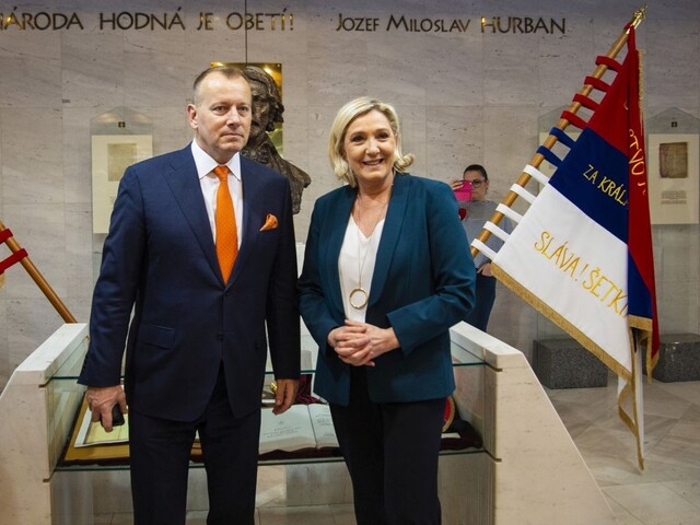 Líderka francúzskej ultrapravice prišla do Bratislavy na konferenciu