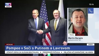 M. Dorazín o stretnutí Pompea s Putinom a Lavrovom