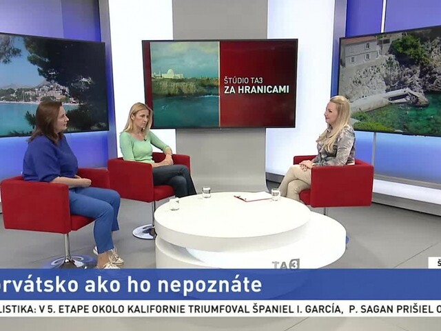 ŠTÚDIO TA3 Za hranicami: Ľ. Masariková a J. Domič o Chorvátsku