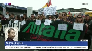 A. Pieralli o štrajku zamestnancov leteckej spoločnosti Alitalia