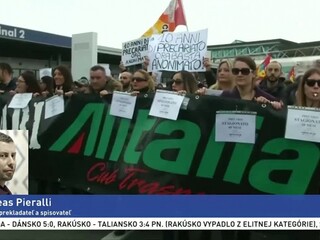 A. Pieralli o štrajku zamestnancov leteckej spoločnosti Alitalia