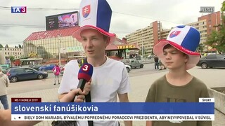 Fanúšikovia zaplnili fanzónu pred posledným zápasom Slovenska na MS