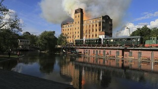 Smutný pohľad. Vo vyše 100-ročnej pamiatke vypukol požiar