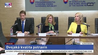 TB G. Matečnej a E. Antošovej o dvojakej kvalite potravín
