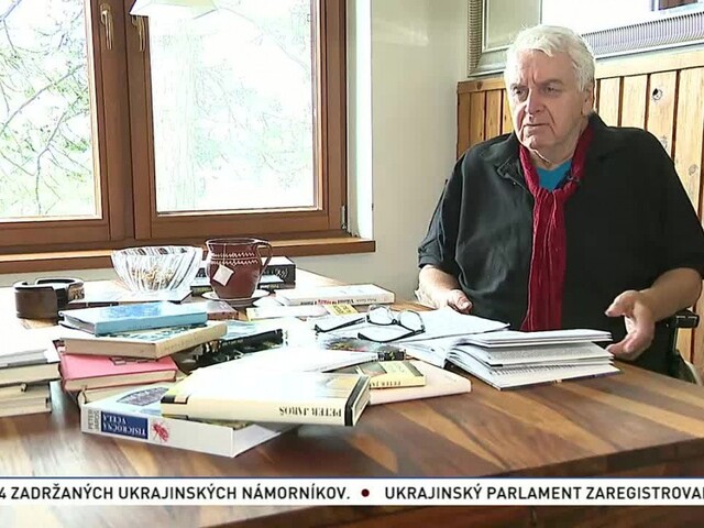Portrét spisovateľa a režiséra Petra Jaroša