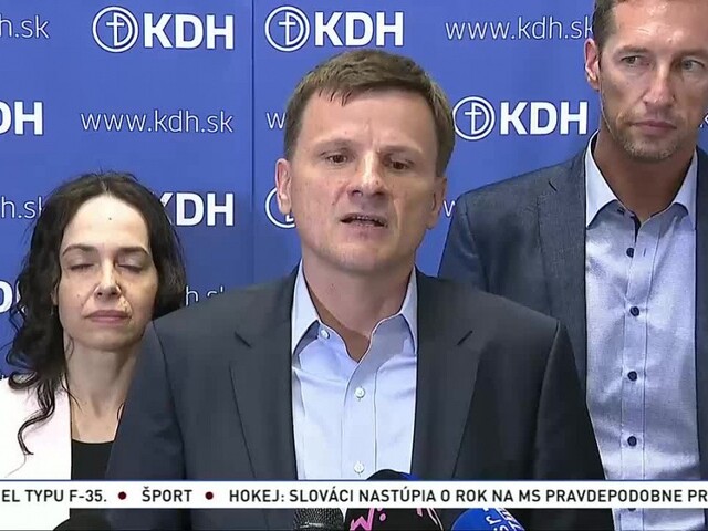 TB strany KDH k výsledkom volieb do Európskeho parlamentu