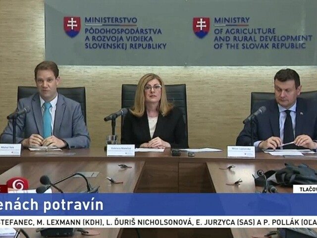 TB G. Matečnej a M. Lapšanského o zdražovaní potravín