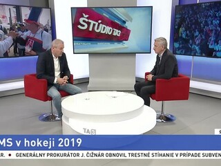 ŠTÚDIO TA3: M. Bezák o uplynulých MS v ľadovom hokeji