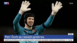 Brankár Arsenalu Petr Čech sa prehrou rozlúčil s kariérou