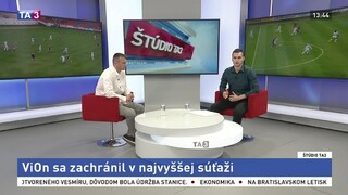 ŠTÚDIO TA3: Tréner K. Praženica o záchrane FC ViOn v súťaži