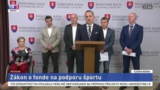 TB D. Tittela, T. Jančulu, A. Siekela a J. Gönciho o fonde na podporu športu