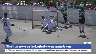 Hokejbalovým majstrom je Skalica, zdolala Považskú Bystricu