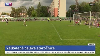 Futbalový klub z Prievidze oslávil storočnicu exhibičným zápasom