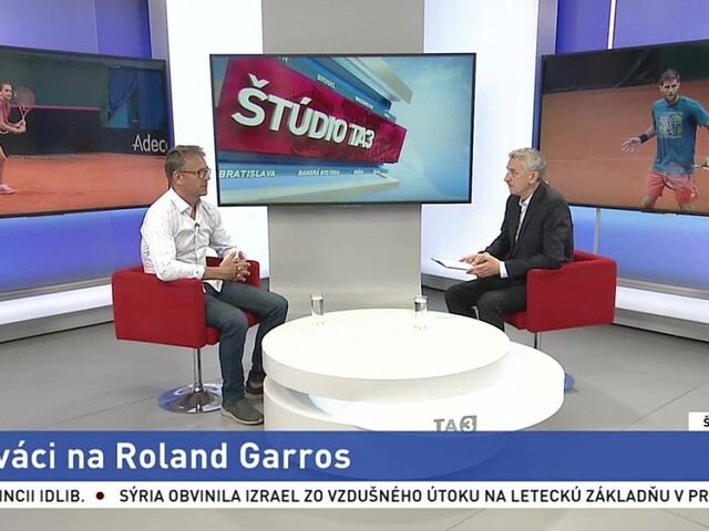 ŠTÚDIO TA3: Tréner Š. Čižmarovič o Roland Garros