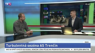 HOSŤ V ŠTÚDIU: manažér R. Rybníček o sezóne AS Trenčín
